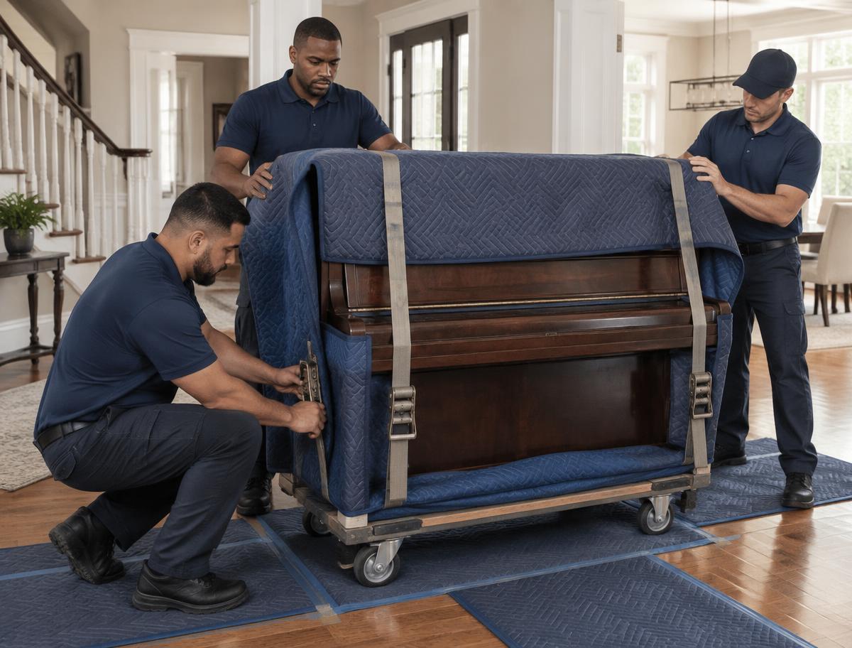 Piano Moving provided by Chicago Marathon Movers Inc. in Chicago, IL