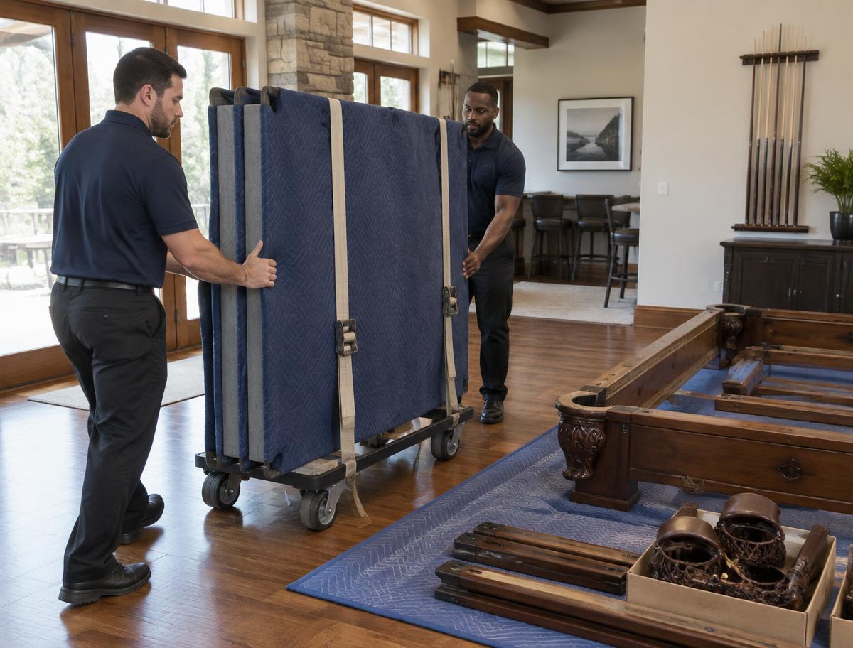 Pool Table Moving provided by Chicago Marathon Movers Inc. in Chicago, IL